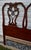 Chippendale Style Mahogany Twin Headboards Pair Carved Wood 1960s Set Vintage For Sale In Philadelphia - Image 6 of 12