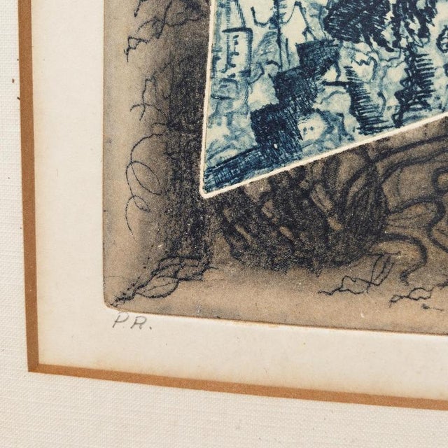 Wood Ignacio V. De Araujo, Gardens, Color Engraving on Paper, Framed For Sale - Image 7 of 9