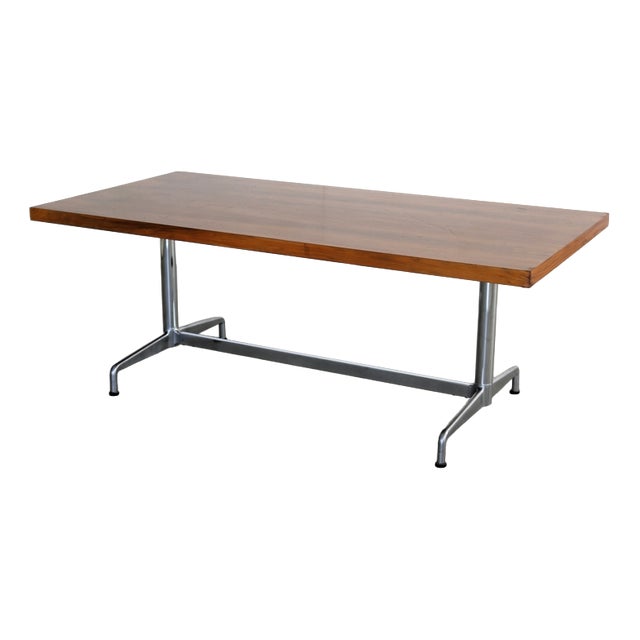 Vintage Industrial Conference Table, 1960s For Sale