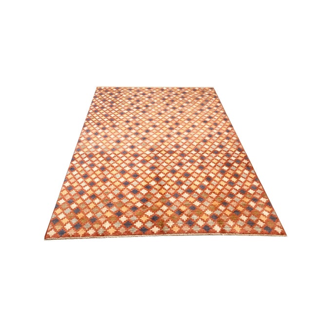 This handmade carpet is unused.