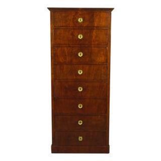 Early 19th-C. Swedish Tall Chest For Sale