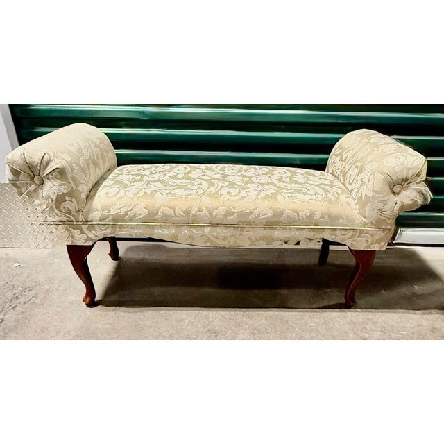 The Queen Anne style bench, originating in England during the 18th Century is renowned for its graceful and refined lines,...