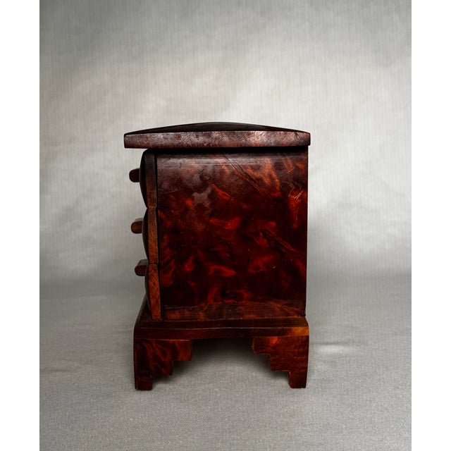 Vintage Mid Century Japanese Minimalism Thuya Burl Wood Box Styled After George Nakashima For Sale In Houston - Image 6 of 11