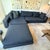 Minotti Two Piece Sectional With Ottoman For Sale - Image 10 of 14