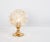 Metal Petite Amber Bubble Glass Table Lamp from Limburg, Germany, 1970s For Sale - Image 7 of 8