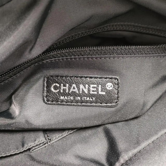Textile 2006 Vintage Chanel Dark Chocolate Brown Coated Canvas Tote Bag For Sale - Image 7 of 18