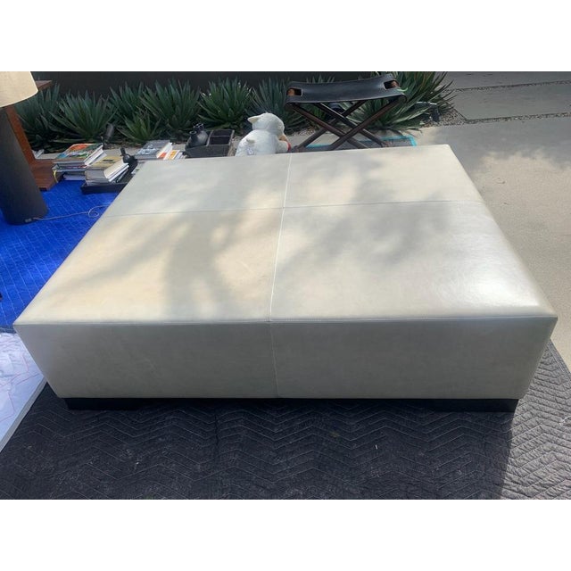 Modern Ottoman or Coffee Table - Attributed to Christian Liaigre For Sale - Image 3 of 9