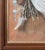 Wood Original Vintage 1978 Western Fine Art Native American Indian Chief Red Cloud Framed Pastel Portrait Drawing For Sale - Image 7 of 9