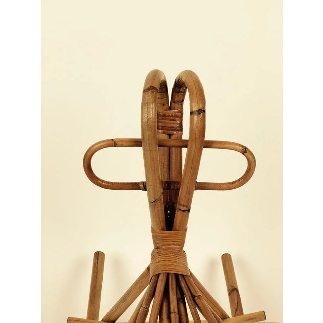 Wood Wicker Rocking Horse, 1950s For Sale - Image 7 of 11