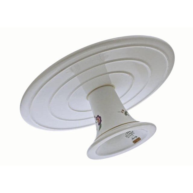 Contemporary Late 20th Century Richard Ginori Chinoiserie Oriente Cake Stand Footed Plate For Sale - Image 3 of 4