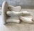 1980’s Pair Painted Wooden Bow Shelves For Sale - Image 10 of 11