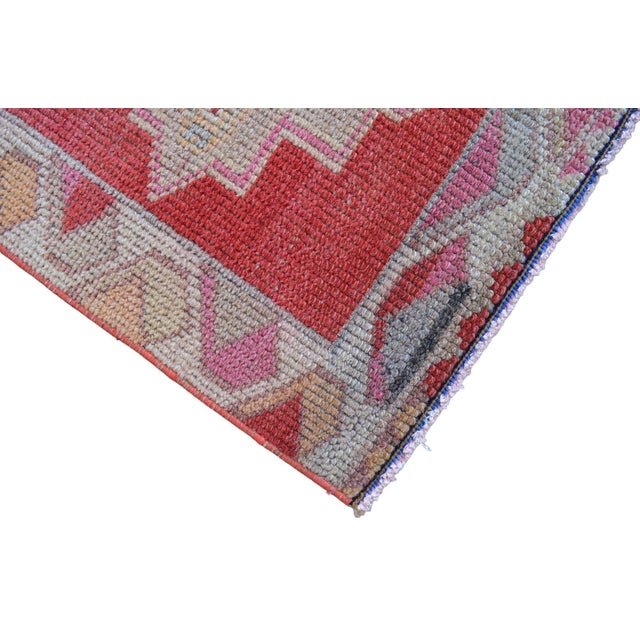 1970s Vintage Turkish Hand-Knotted Runner Rug, Hallway Rug, Kitchen Decor - 2′6″ × 11′5″ For Sale - Image 13 of 15