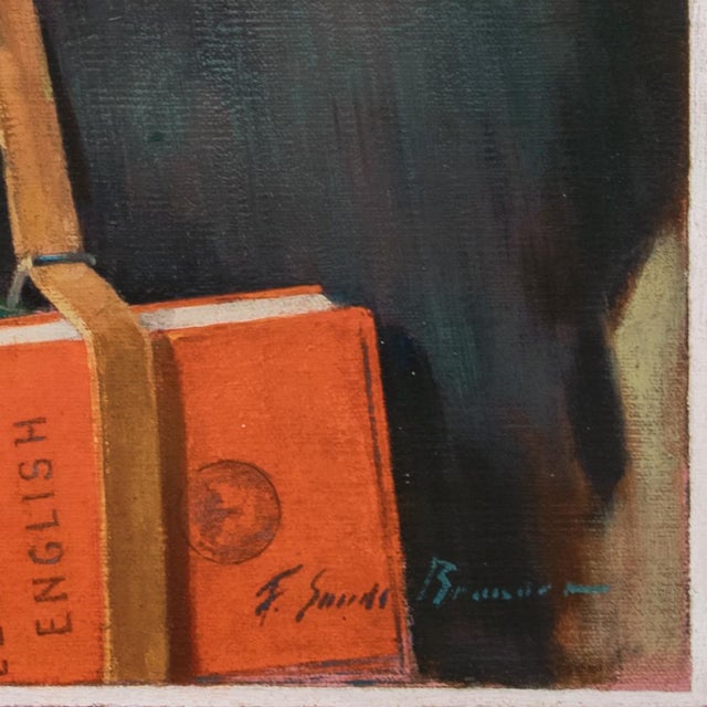 Signed lower right 'F. Sands Brunner' for Frederick Sands Brunner (American, 1886 - 1954) and painted circa 1935. Canvas...