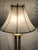 1970s Brass Floor Lamp with Cream Fabric Shade from Unbekannt, 1970s For Sale - Image 5 of 9