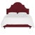 Classic curves wrapped in smooth upholstery, then accented with elegant ornamental nailheads, gives this Upholstered Bed...