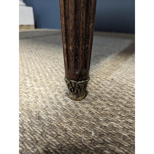 Louis XVI Style Mahogany Veneer Table For Sale - Image 5 of 9