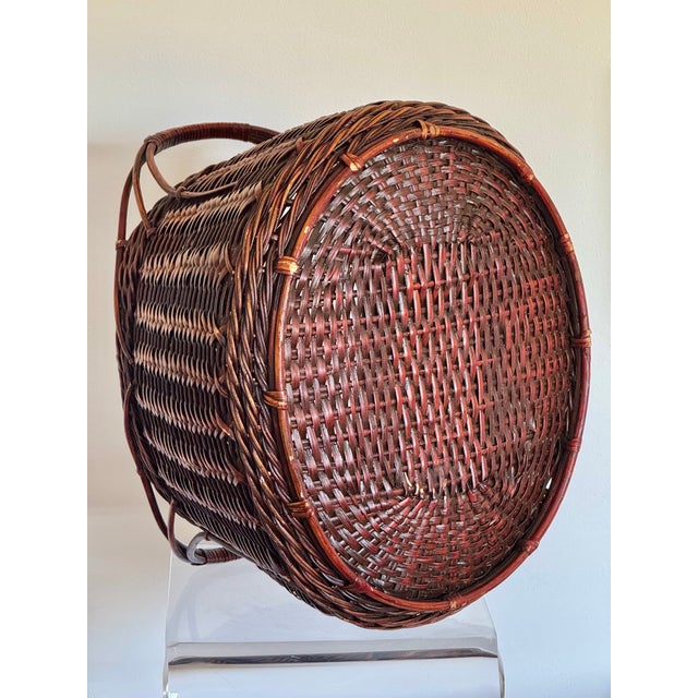 20th Century Japanese Ikebana Basket For Sale - Image 9 of 10