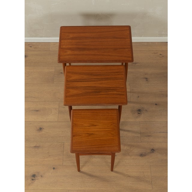 Nesting Tables, Denmark, 1960s, Set of 3 For Sale - Image 6 of 7