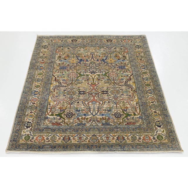 Elevate your space with this Modern Bidjar-style rug, a blend of traditional Persian artistry and contemporary design....
