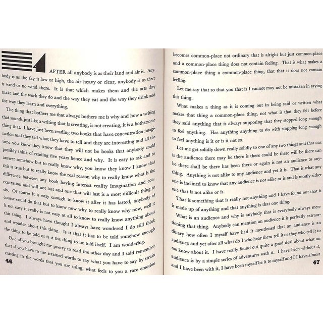 Paper "Narration: Four Lectures by Gertrude Stein" 1969 For Sale - Image 7 of 7