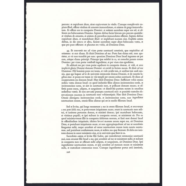 Gray 1968 Salvador Dalí Biblia Sacra Lithograph "Idolum Nomine Bel" (Idol Named Bel) For Sale - Image 8 of 10