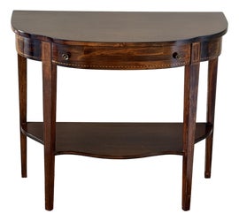 Example of Demi-lune Tables