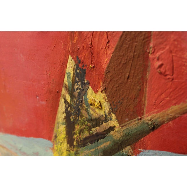 Victor Karnauh, A Game, Oil on Canvas For Sale - Image 8 of 12