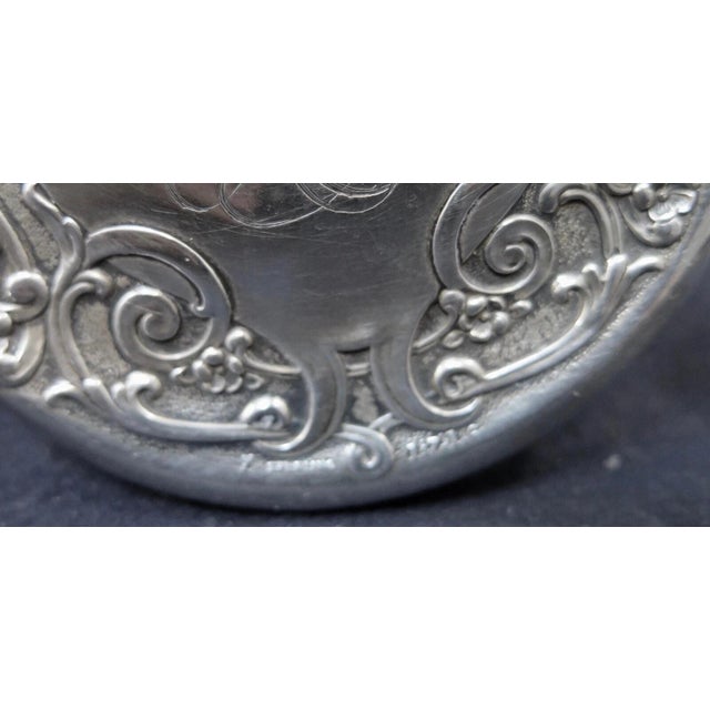 Vintage Antique Crystal Powders w/ Sterling Silver Lid Covers - Set of 3 For Sale - Image 12 of 12