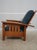 Mission Stickley Mission Oak Leather Chair & Ottoman For Sale - Image 3 of 18