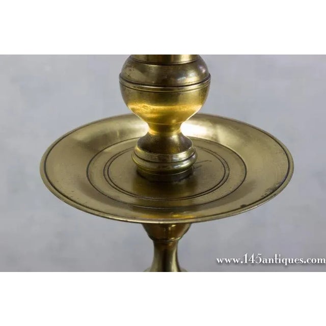 French Bronze and Brass Table Lamp, 1940s For Sale In New York - Image 6 of 9