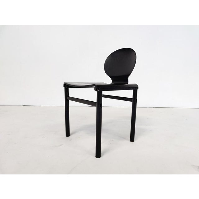 Mid-Century Modern Molteni Chairs attributed to Afra and Tobia Scarpa, 1960s, Set of 4 For Sale - Image 6 of 10