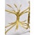 1960s Restored Vintage Gilded Wheat Sheaf Tole Sofa Table Base For Sale - Image 5 of 11