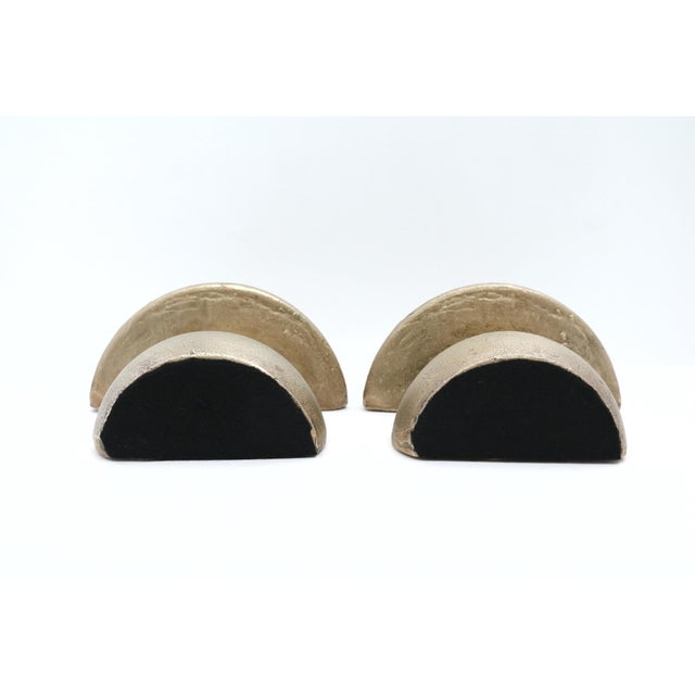 Large Late 20th Century Bronze Mushroom Bookends, a Pair For Sale - Image 10 of 11