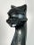 Mid-Century Modern Vintage 24" Mid Century Modern / Art Deco Cubist Black Cat Sculpture For Sale - Image 3 of 10