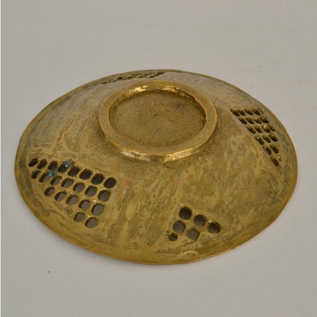 Decorative Organic Bronze Bowls, 1970s, Set of 3 For Sale - Image 14 of 17