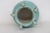 Ceramic Pottery Vase Turquoise Celadon Drip Crackle Glaze 5 Handled Jug 4861b For Sale In Miami - Image 6 of 11