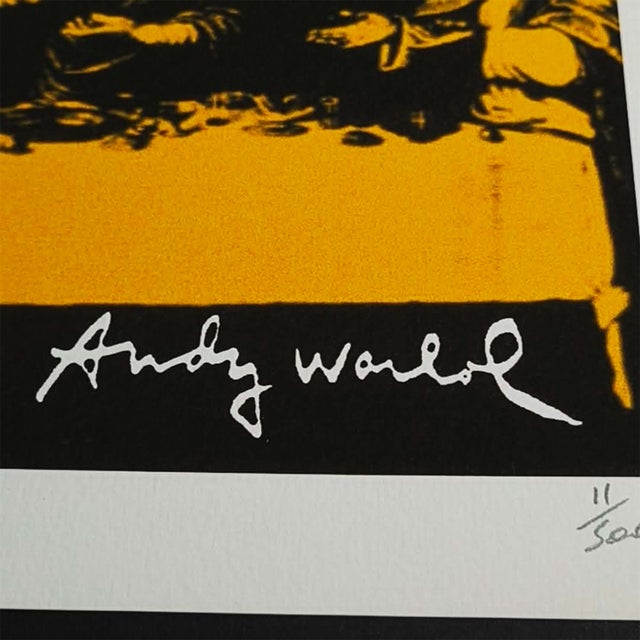 Pop Art 1980s Andy Warhol "The Last Supper" - l'Ultima Cena - Limited Edition Lithograph. For Sale - Image 3 of 7