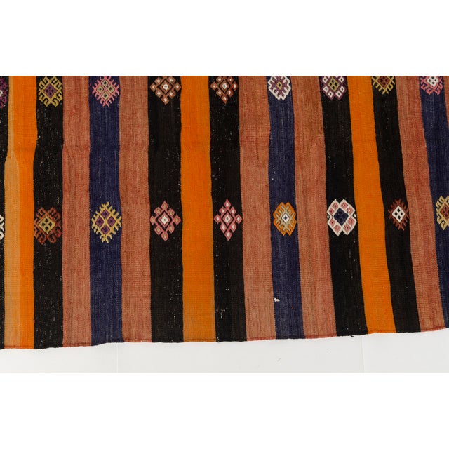 Red Turkish Antique Vintage Hallway Runner Rug For Sale - Image 8 of 10