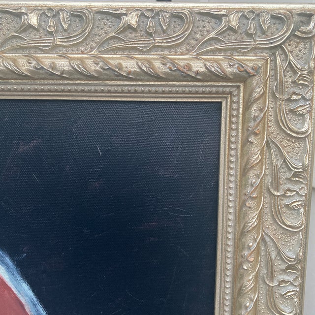 Mid-Century Ballet Dancers Oil Painting by C. D. Walsh - Ornate Gold Frame For Sale - Image 10 of 12