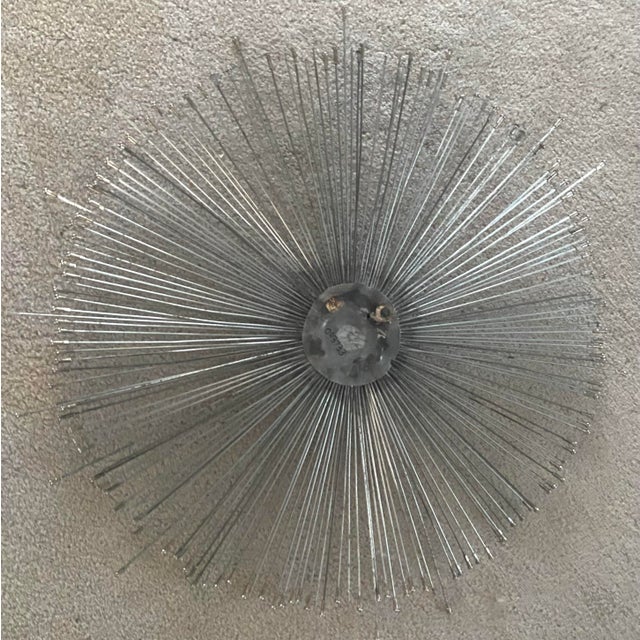 1960s Vintage Mid-Century Curtis Jere Handmade Bike Spokes Sunburst For Sale - Image 12 of 12