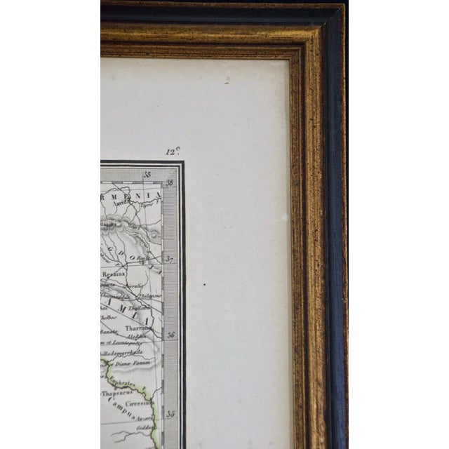 Neoclassical Map of the Holy Land "Carte de la Syrie et de l'Egypte" by Pierre M. Lapie For Sale - Image 3 of 5