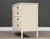 Dixie Furniture Co. 1960s White and Gold Brass Chic Dresser For Sale - Image 4 of 12