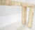 Tesselated Stone Marble Brass Inlaid Console Sofa Entry Hall Table w/ Mirror For Sale - Image 6 of 15