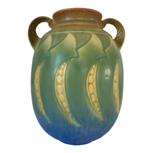 Roseville Pottery Falline 647-7 Blue Vase