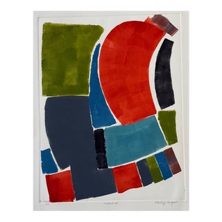 Late 20th Century "Venture One", Stanley J. Krupa, Original Artist Proof Print, Signed, Titled, and Marked “Ap” For Sale