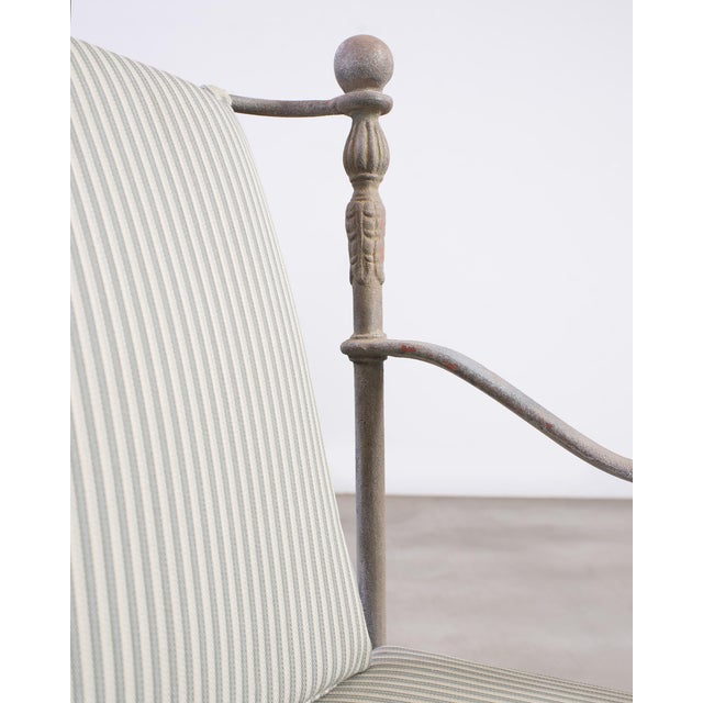 Set of Four Michael Taylor Montecito Garden Dining Armchairs For Sale - Image 13 of 18