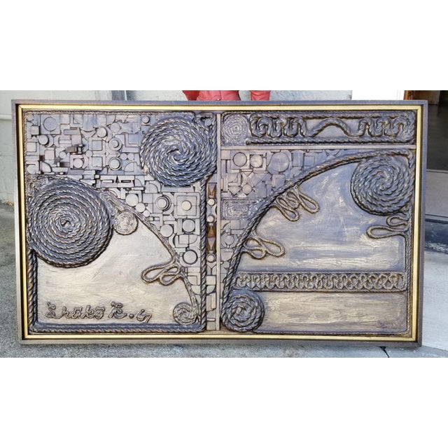 Shuko Kobayashi Mid-Century Modern Brutalist Wall Art For Sale In San Francisco - Image 6 of 11