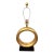 Currey & Co Gold Ring Lamp For Sale