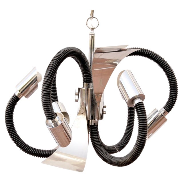 Vintage Space Age Chandelier, 1970s For Sale