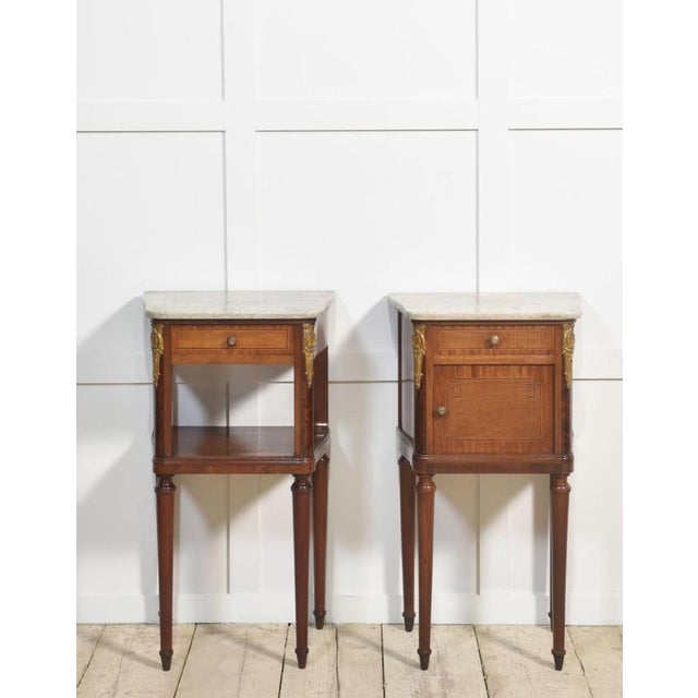 Gilt Metal Mounted Bedside Tables, 1890s, Set of 2 For Sale - Image 14 of 14